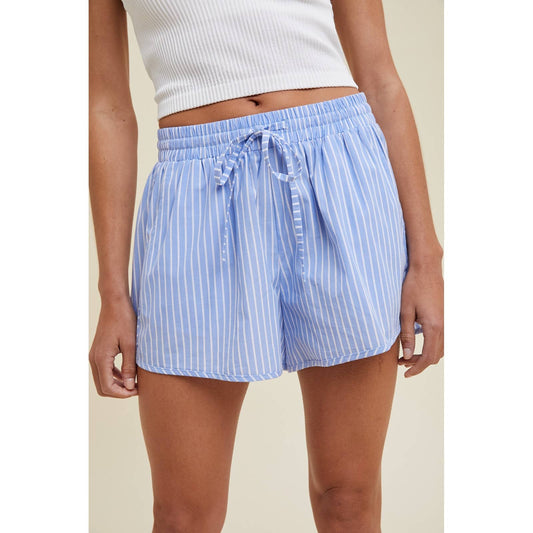 DOLPHIN HEM STRIPED BOXER SHORTS