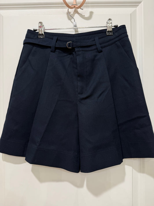 midi shorts with belt (2 colors)