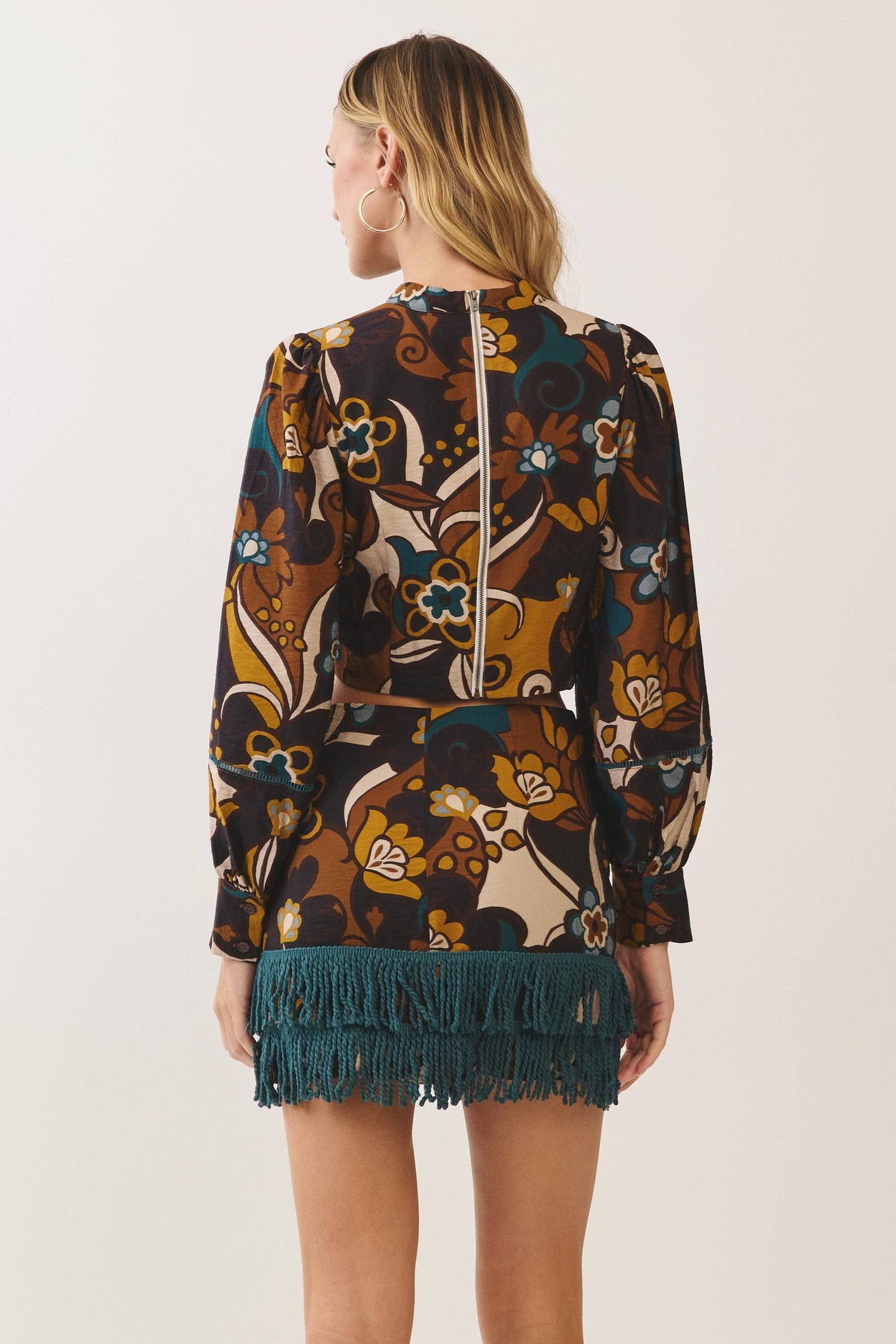 Floral fringe skirt set PRE ORDER 10.21