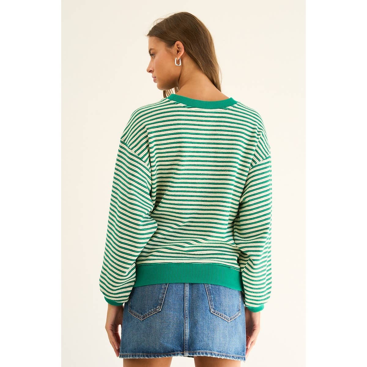 Relaxed Striped Pullover
