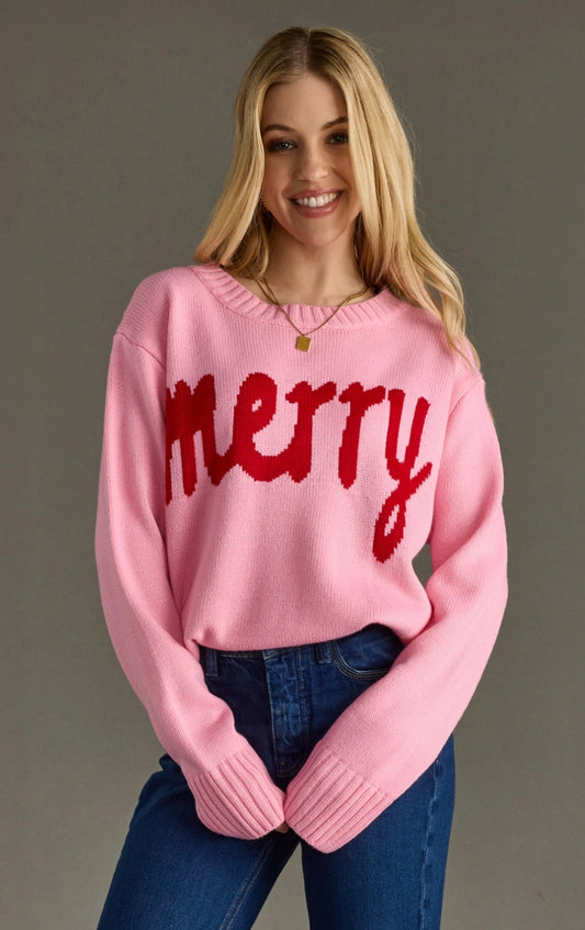 Pink Merry Sweater