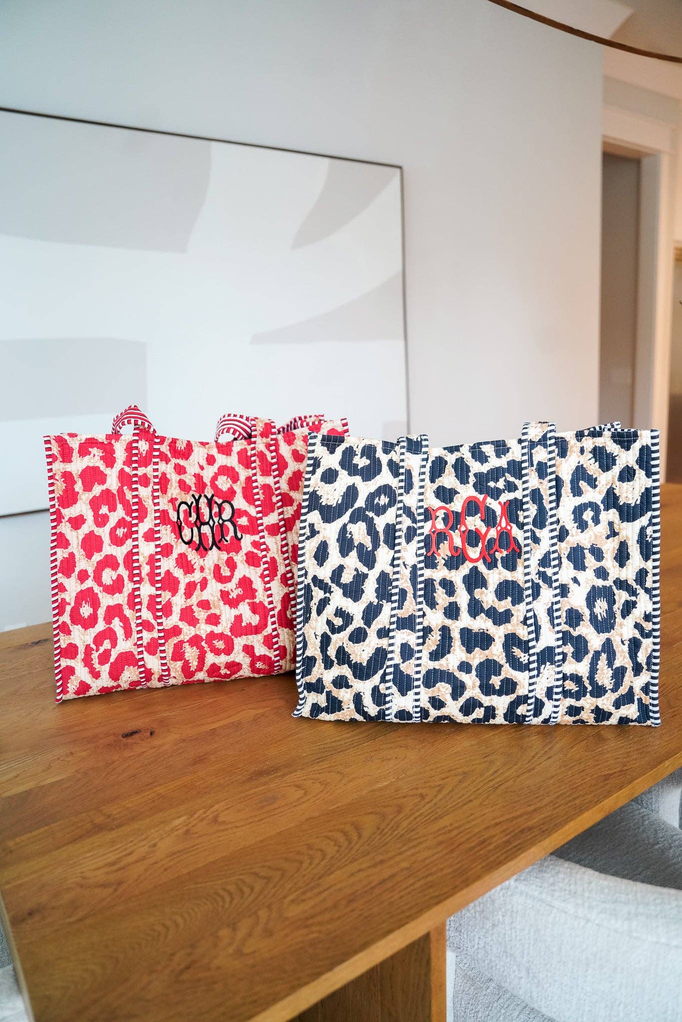 Quilted Block Print - Leopard Collection