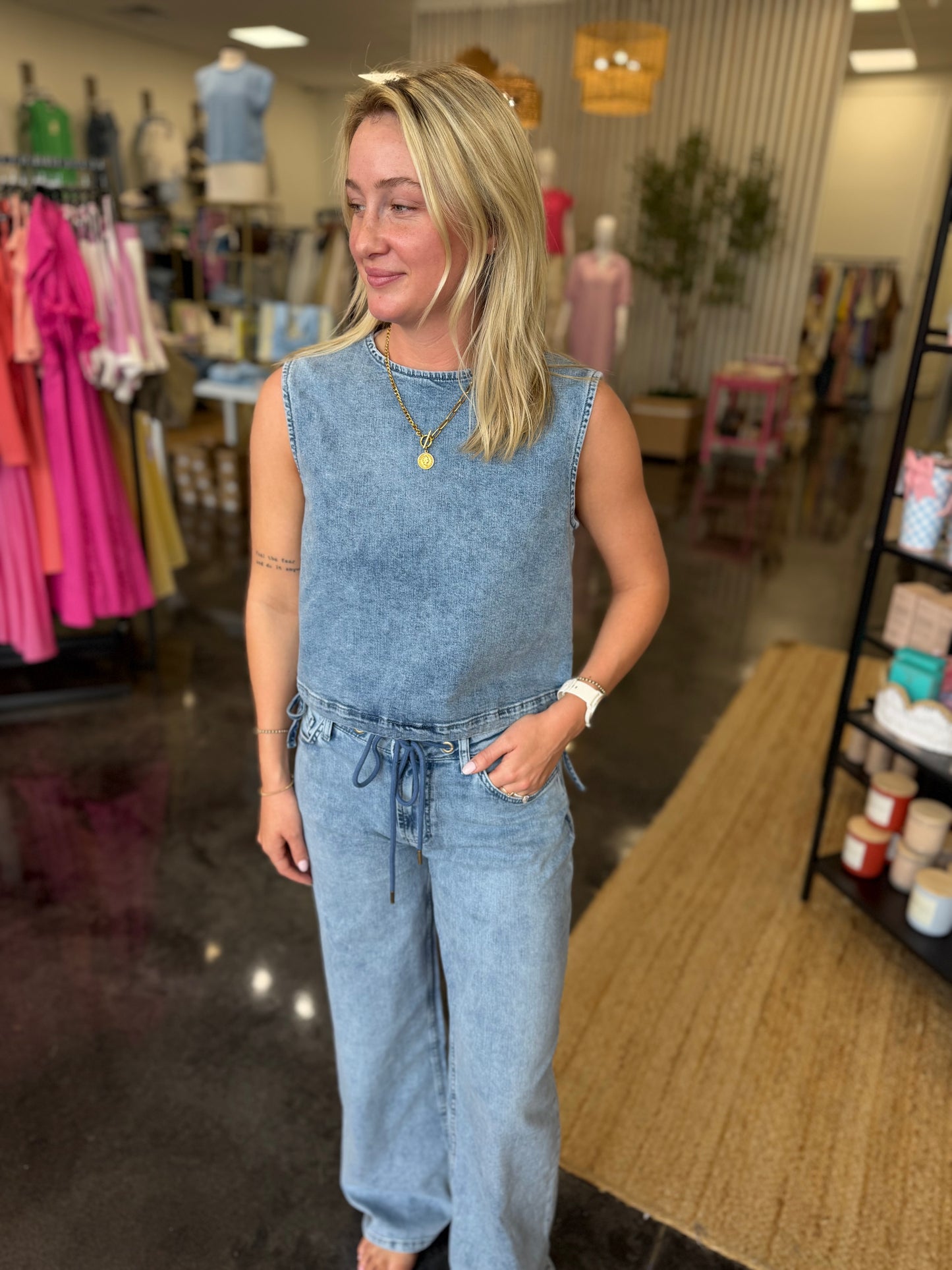 LIEL denim Vest - Lola