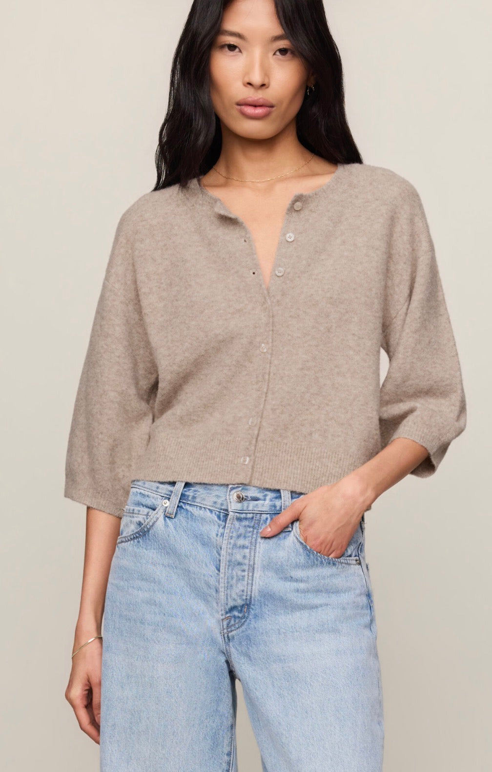 Valor Cardigan natural Heather  - Z Supply