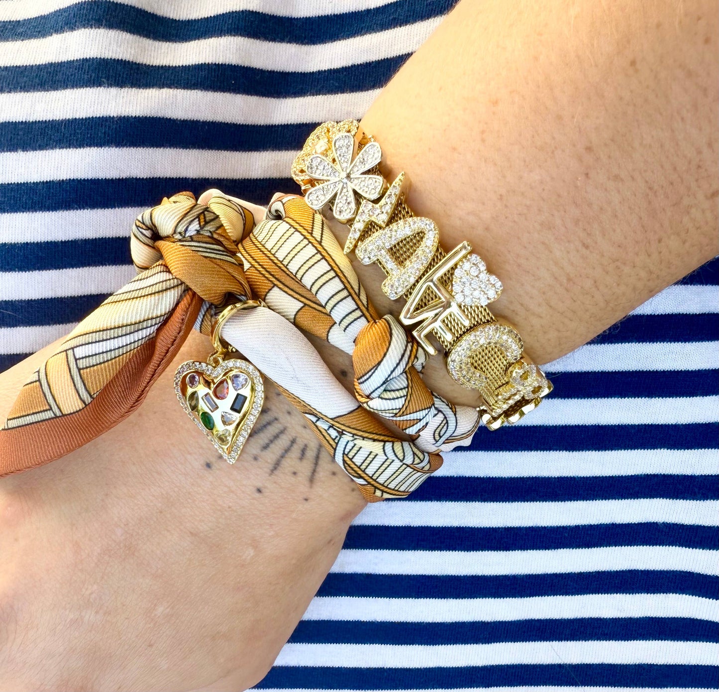 Slider Bracelet - Gold