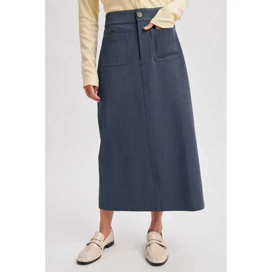 Patch Pocket Skirt (2 colors)