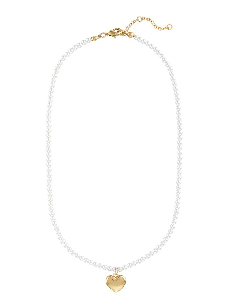 Tilley Puff heart necklace - Kinsey Designs