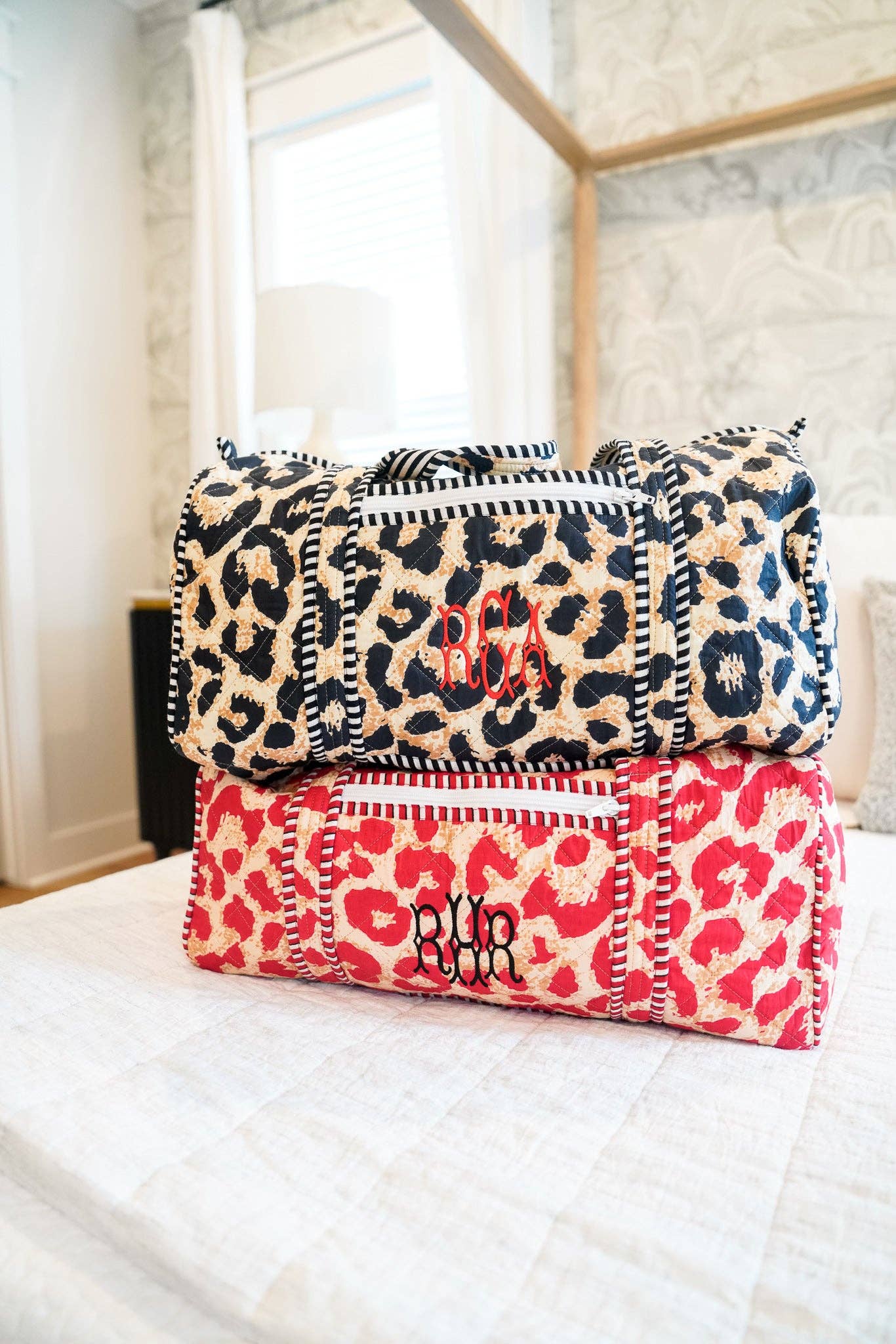 Quilted Block Print - Leopard Collection