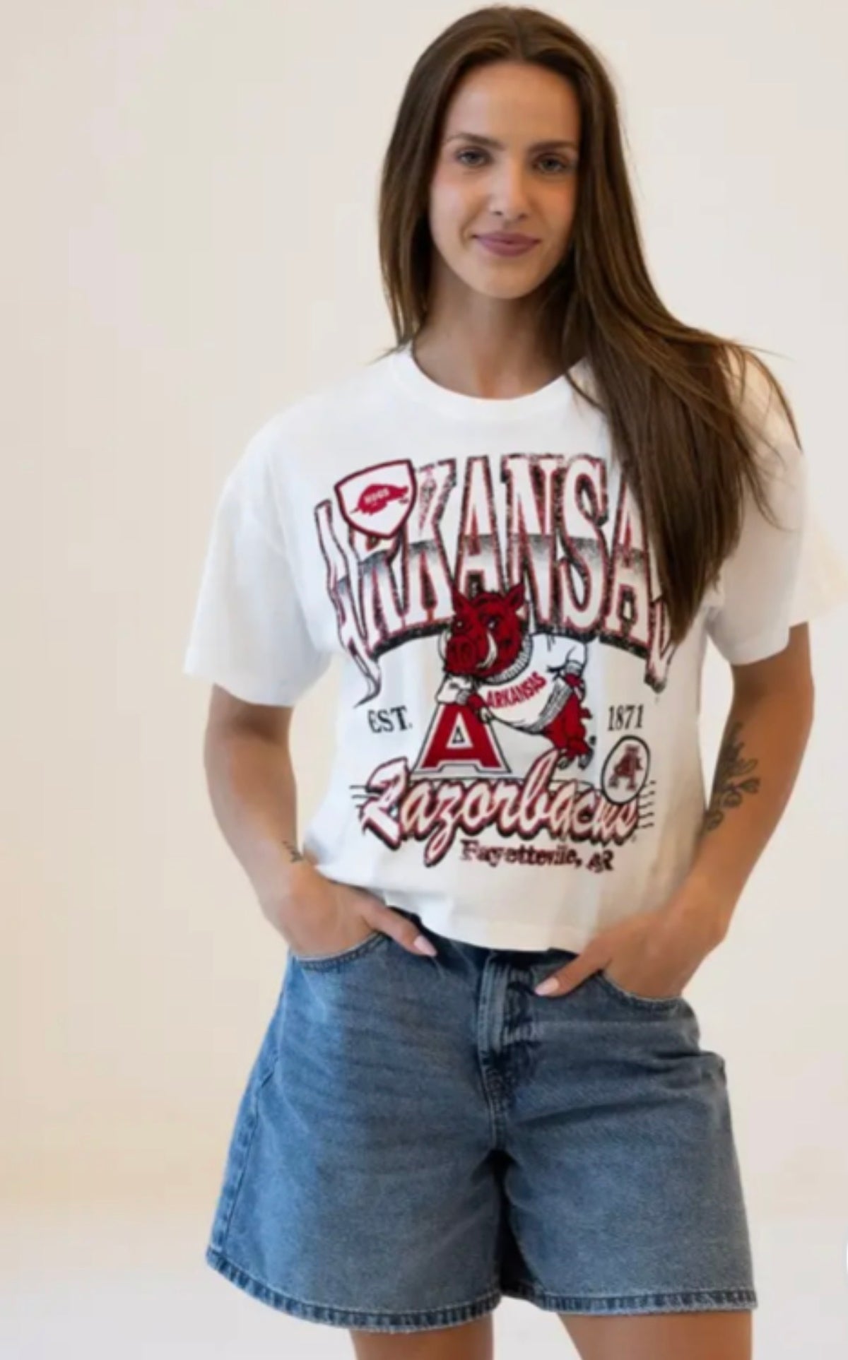UARK Maddux tee