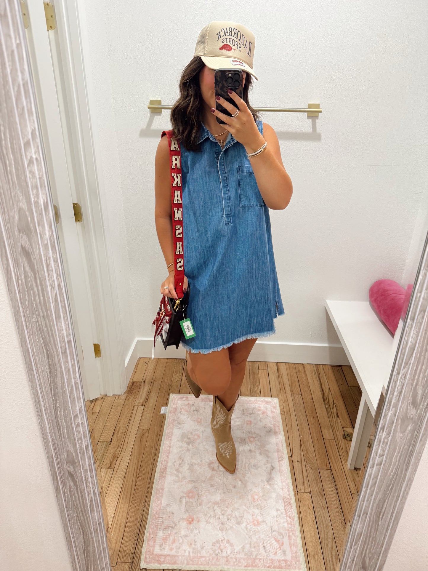 washed denim dress