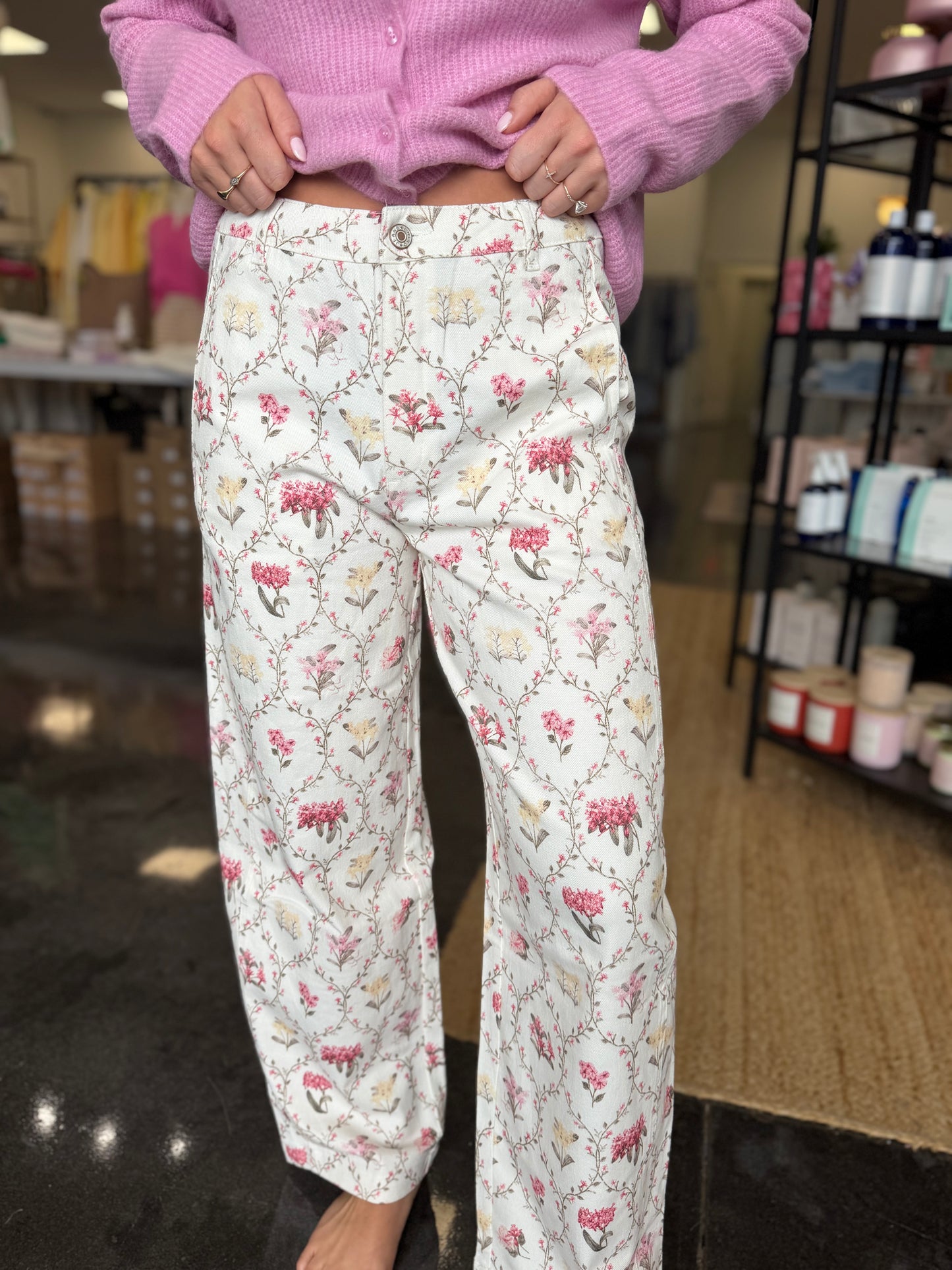 floral dizzy pant