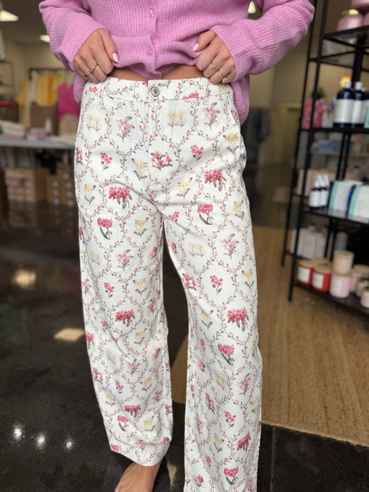 floral dizzy pant