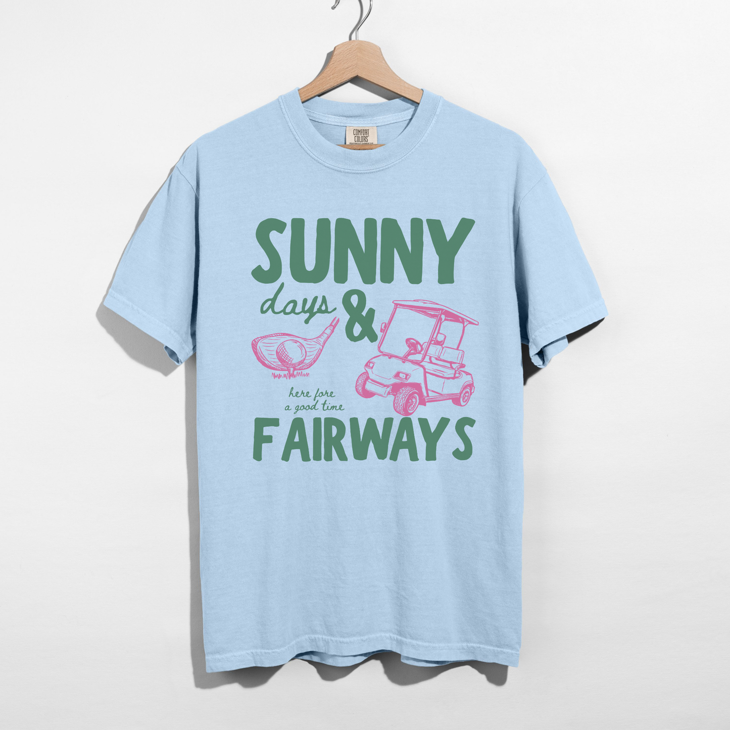 Sunny Fairways Golf Graphic Tee