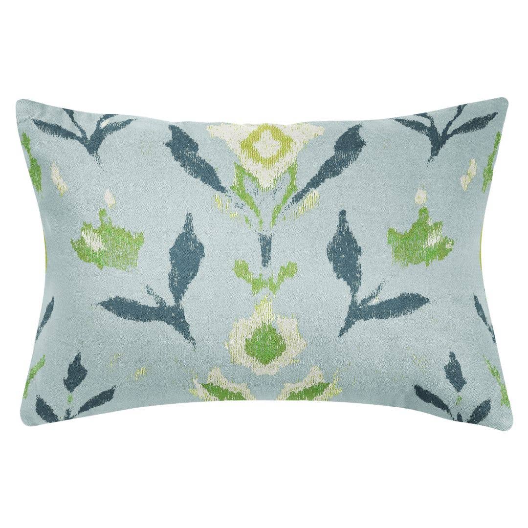 Petal Garden Navy Decorative Pillow