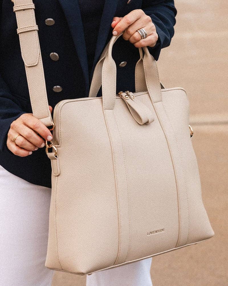 Rhodes Eddie Laptop Bag - Biscotti