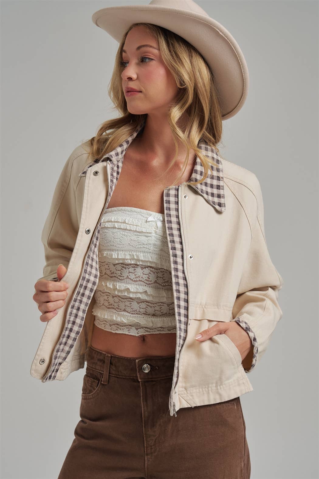 VINTAGE OXFORD CANVAS TWILL FALL JACKET_