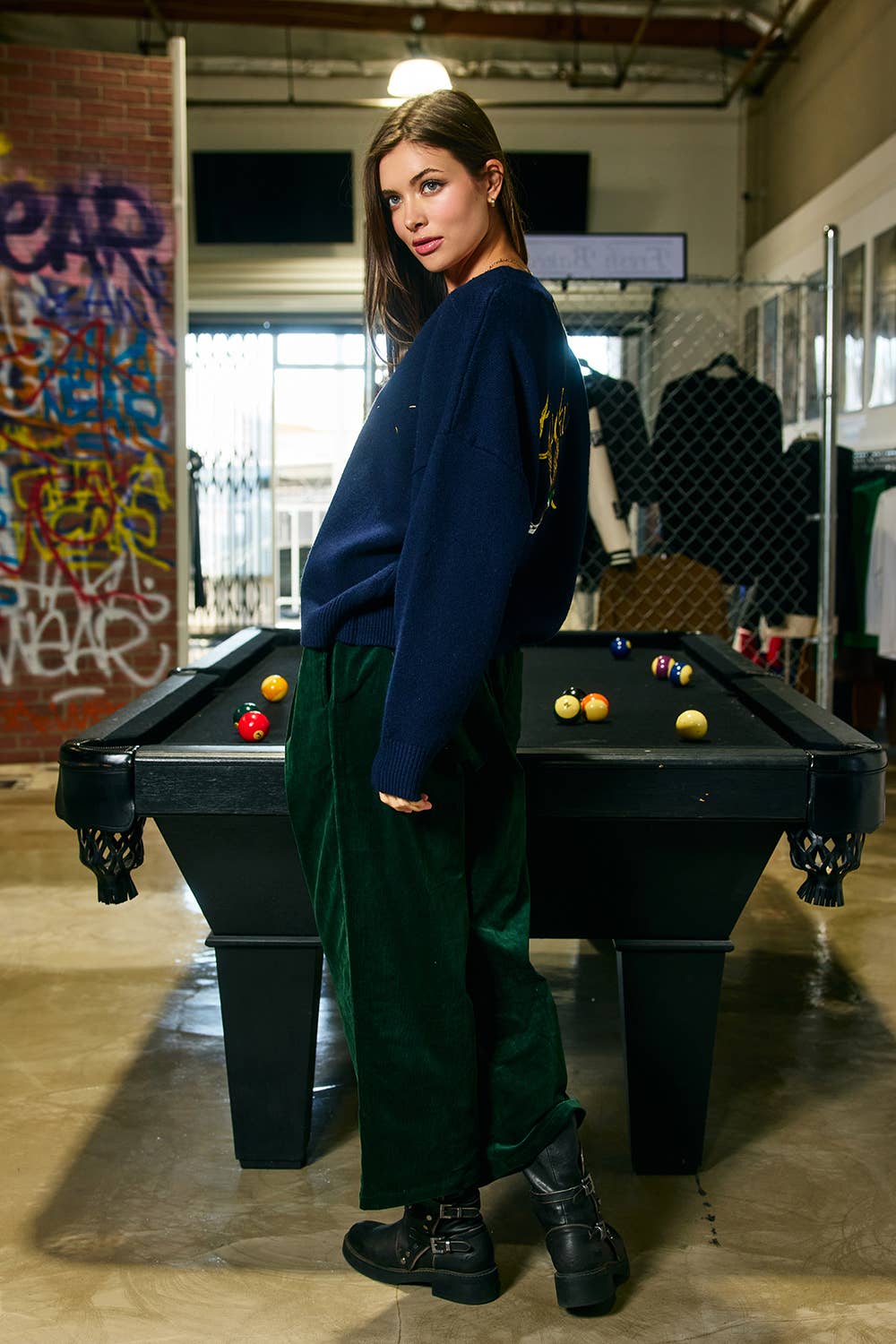 Lucky Duck V-Neck Cardigan