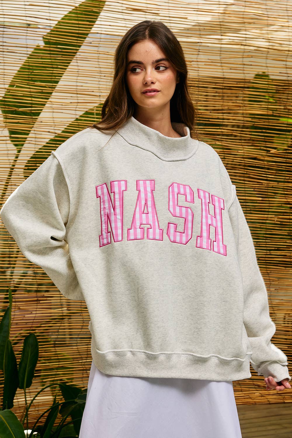 NASHVILLE Appliqué Sweatshirt