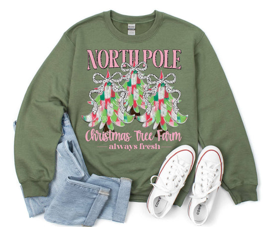 North Pole Christmas Tree Farm Wholesale Sweatshirt