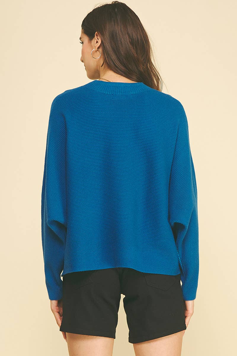 DOLMAN SLEEVES SWEATER TOP