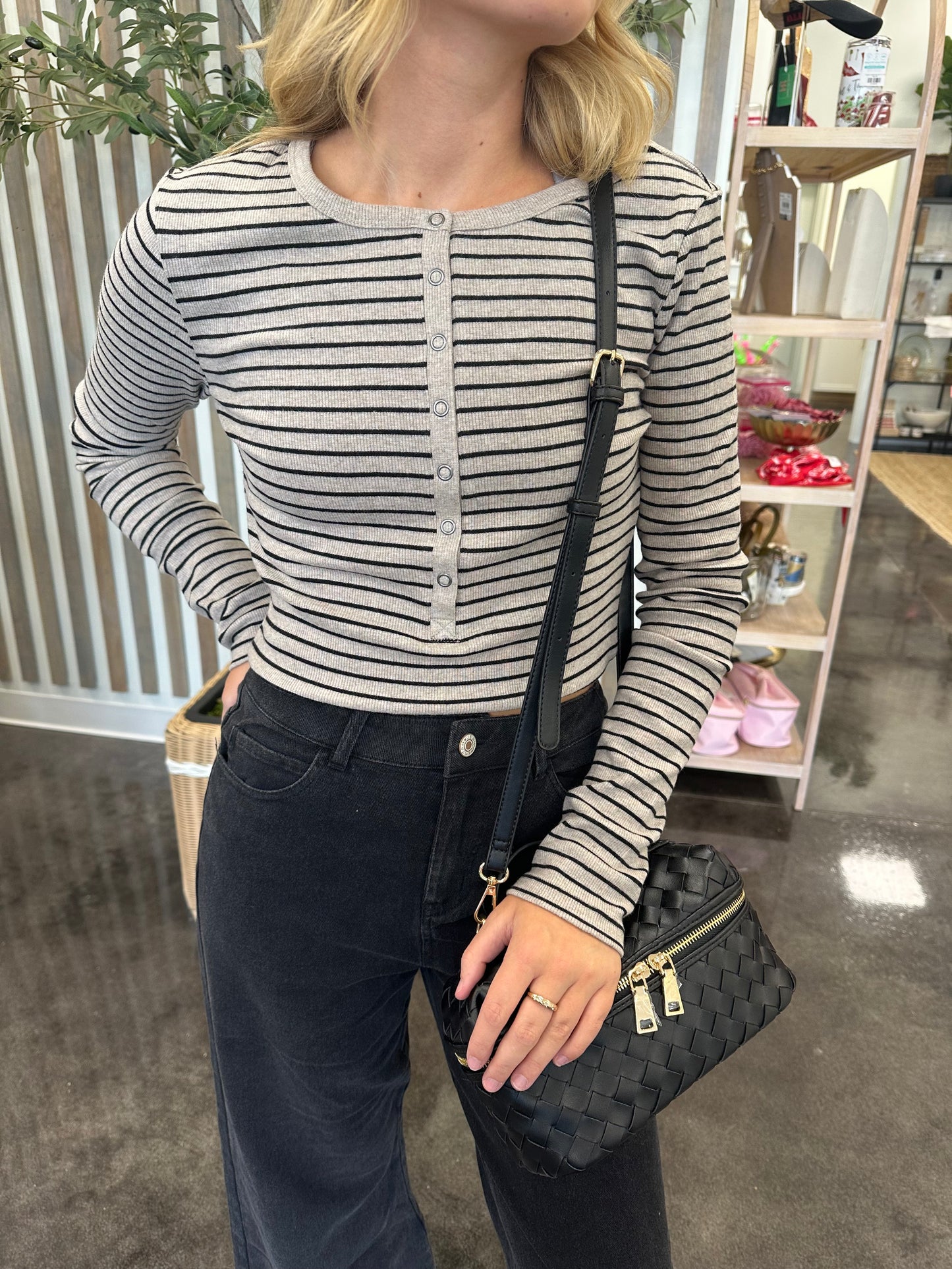 Stella stripe Henley Z Supply