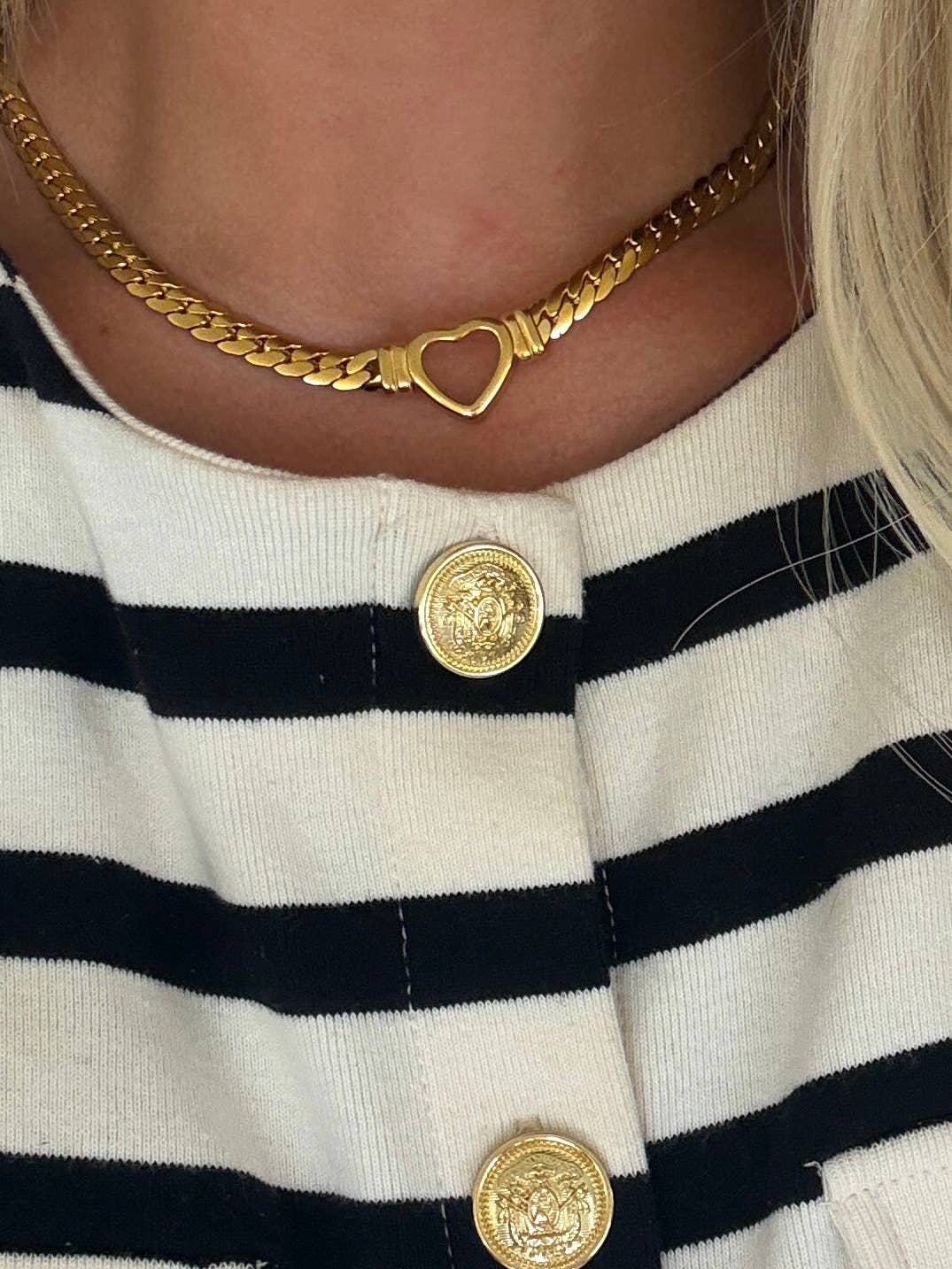 SMALL OPEN HEART NECKLACE