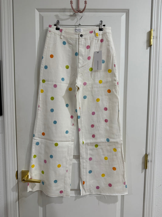 Pastel polka dot jean