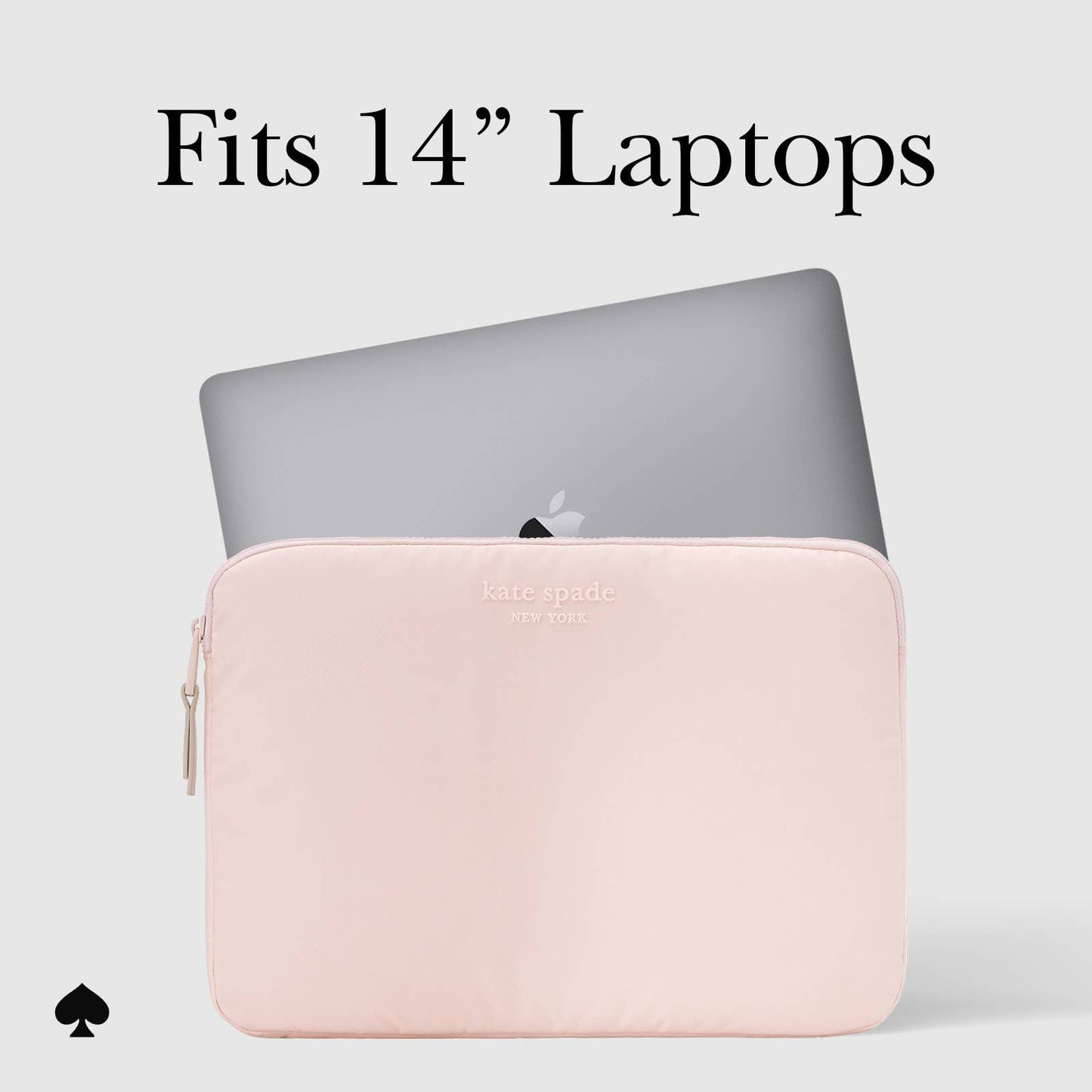 Kate spade new york Puffer Laptop Sleeve 14" Chalk Pink