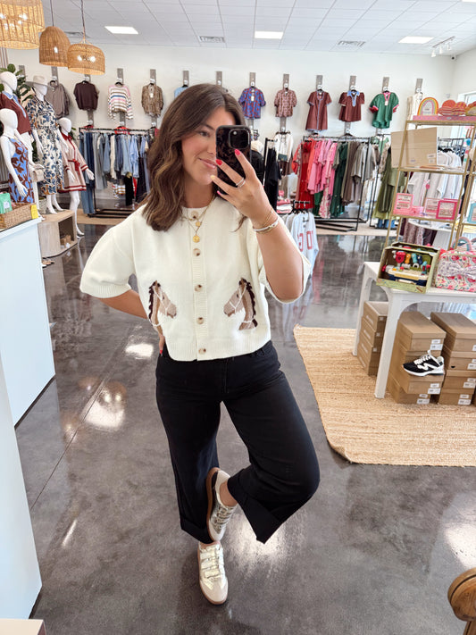 Horse sweater button down