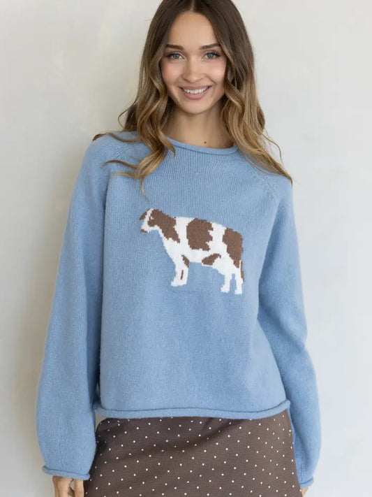 Cow Sweater (2 colors)