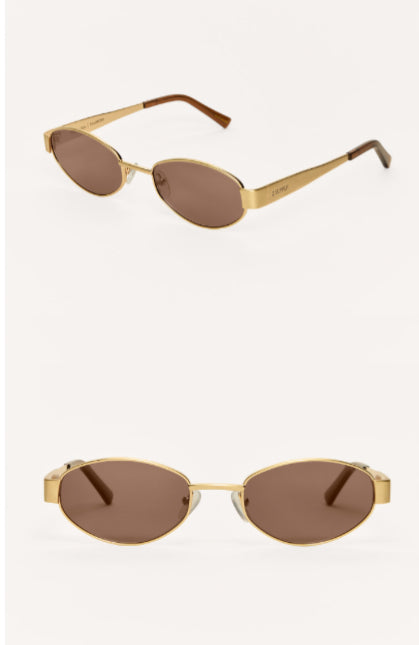 Palisades Gold brown Sunglasses- Z Supply