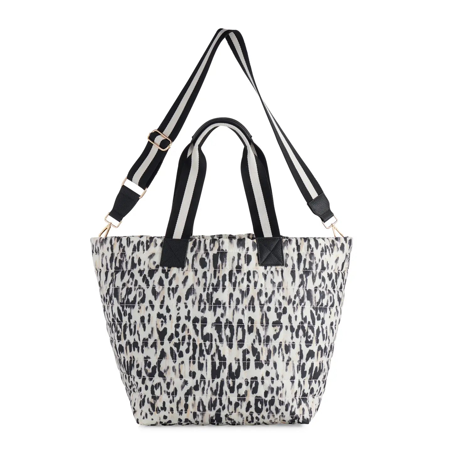 Ezra Travel Tote - leopard