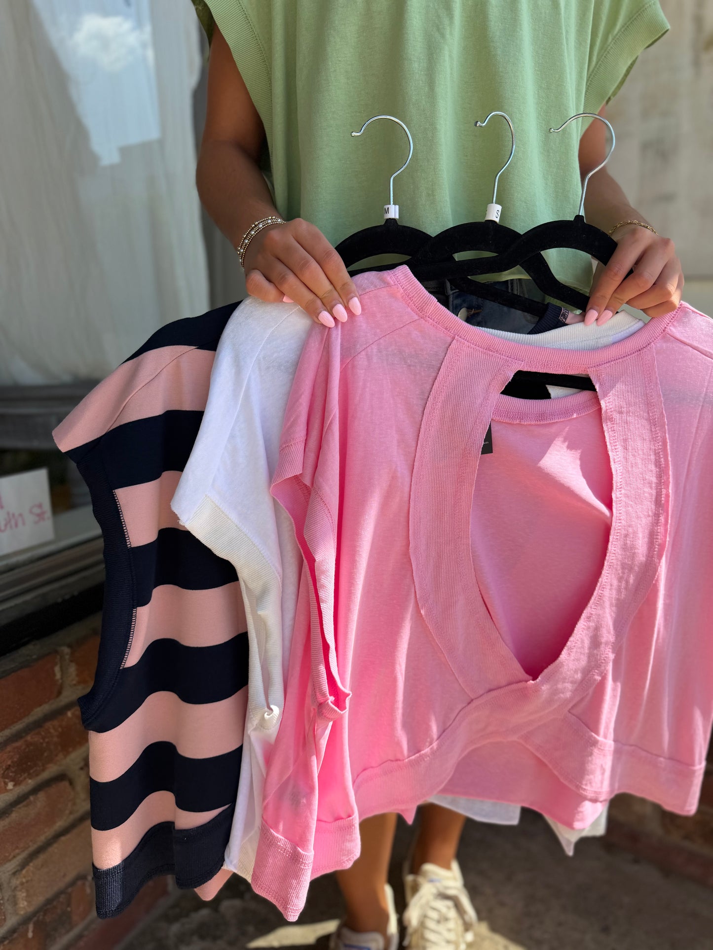 hailey cut out top (3 colors)