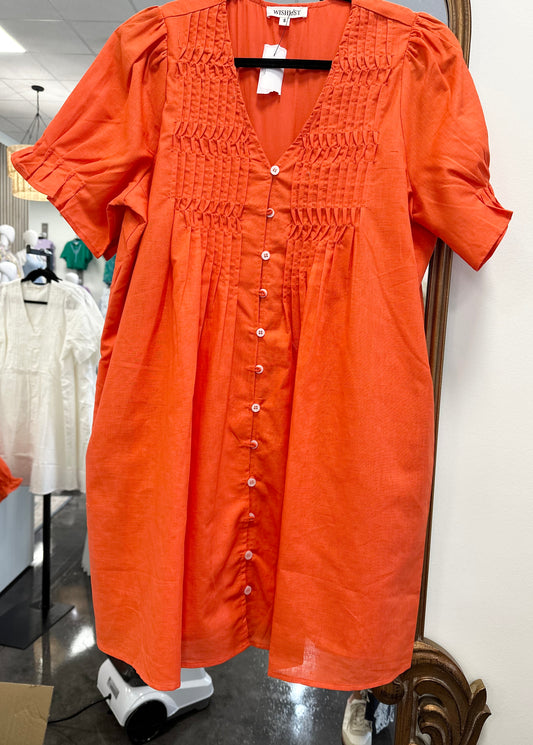 papaya mini dress (2 colors)