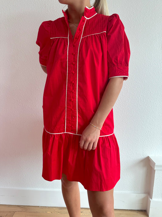 Red Gameday Mini Dress