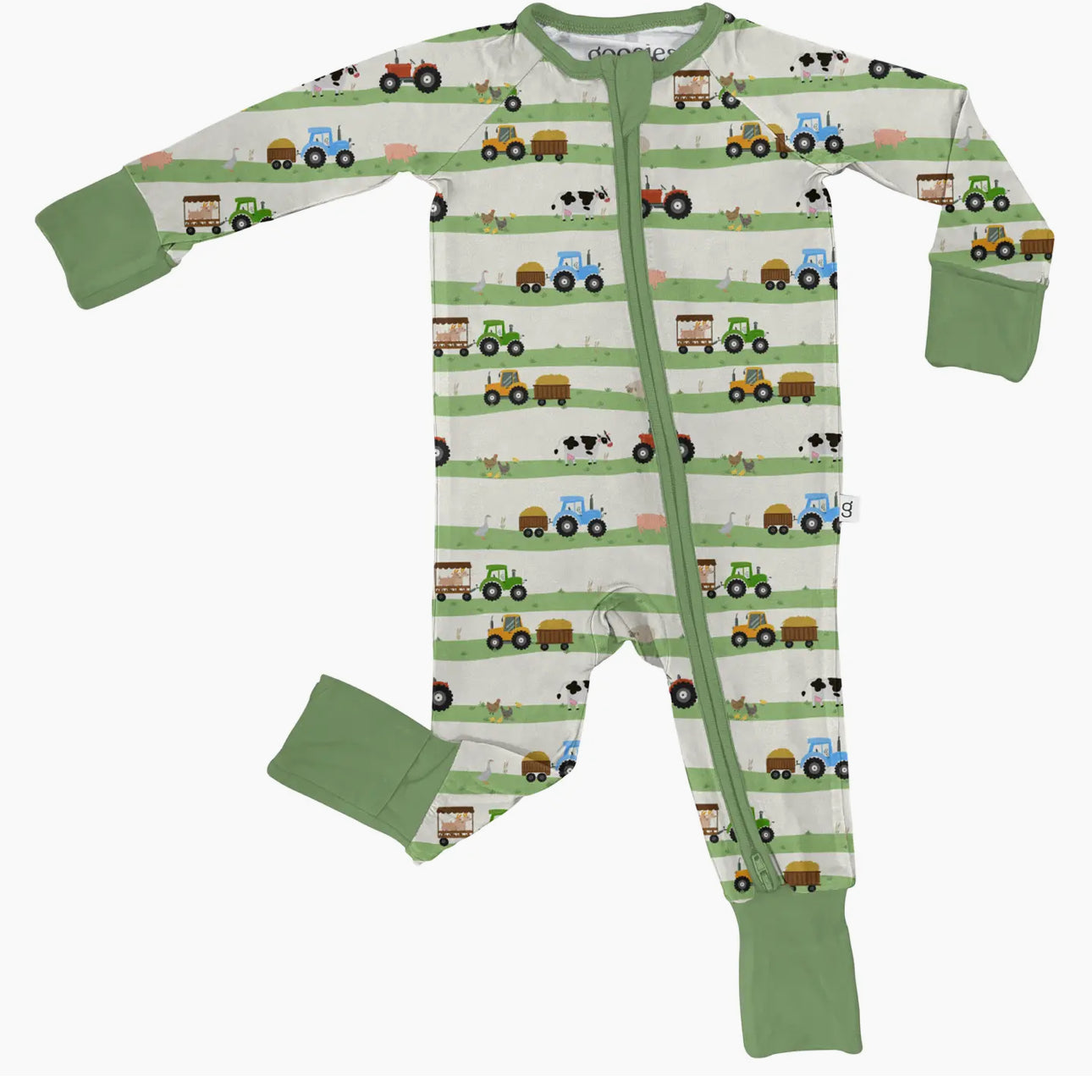 Farm Stripe Zip PJ