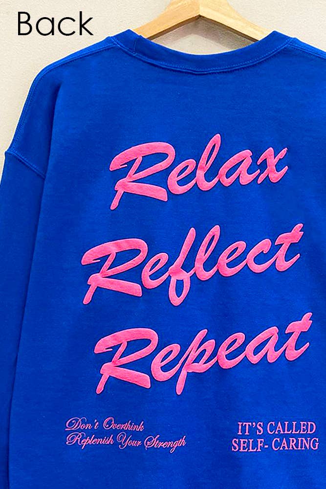 Relax Reflect Repeat Sweatshirt