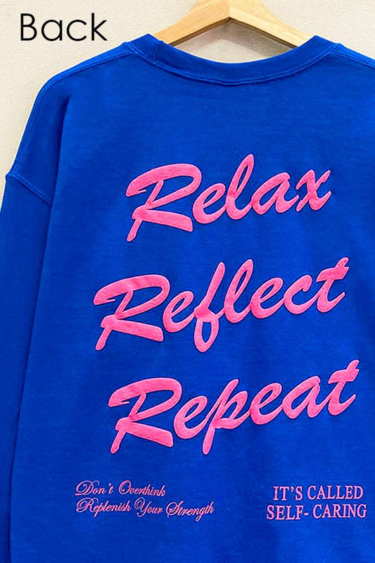 Relax Reflect Repeat Sweatshirt