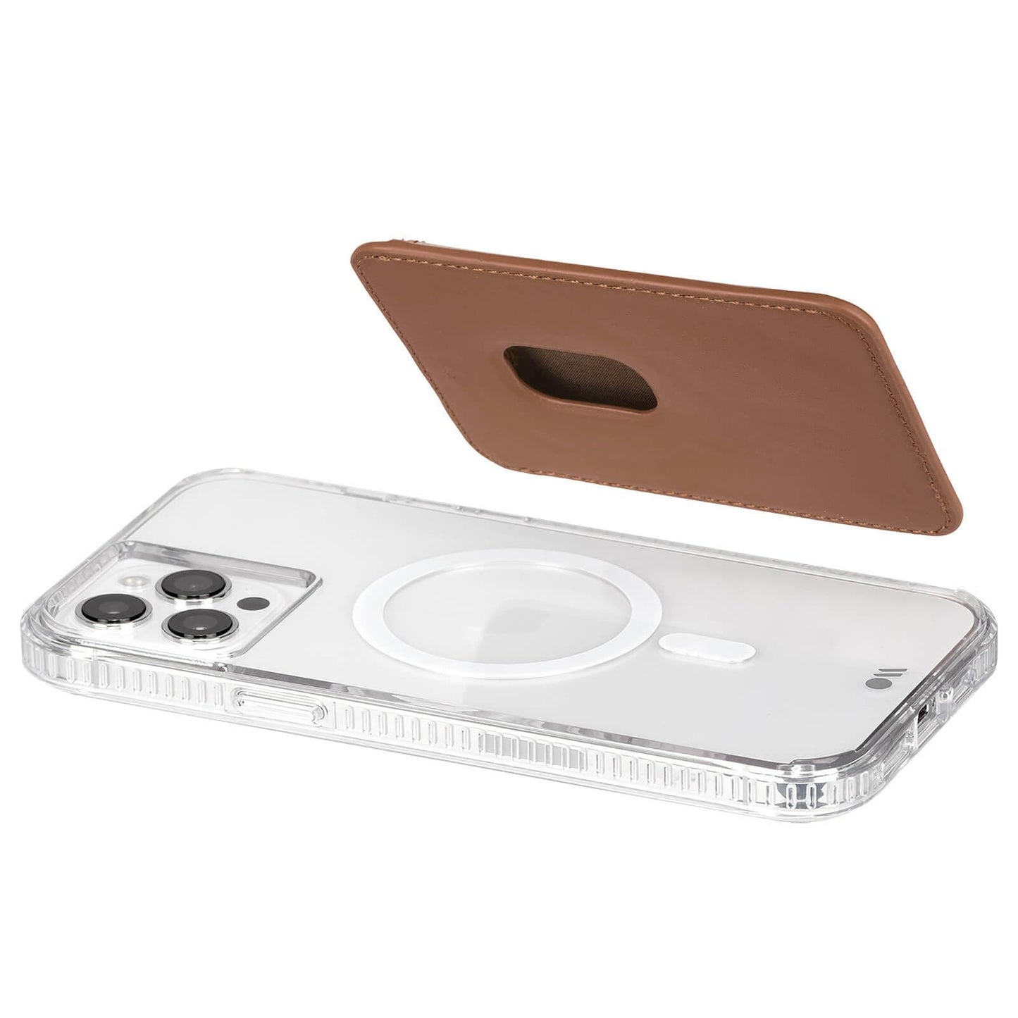 Case-Mate MagSafe Card Holder (Cognac Brown)