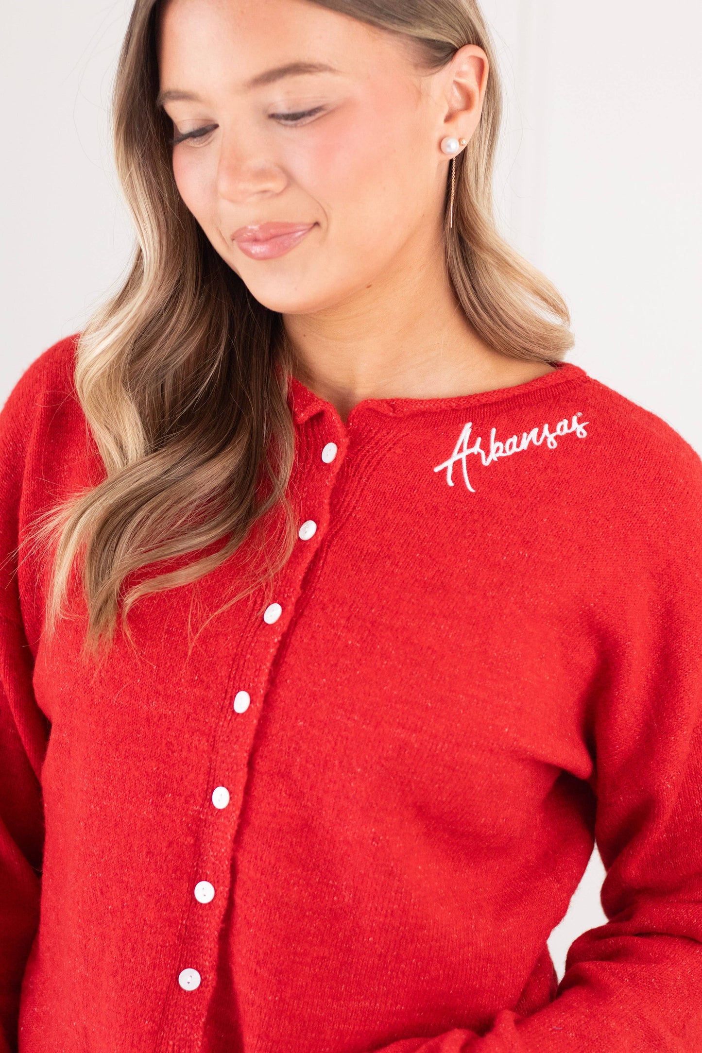 Arkansas Red Cardigan