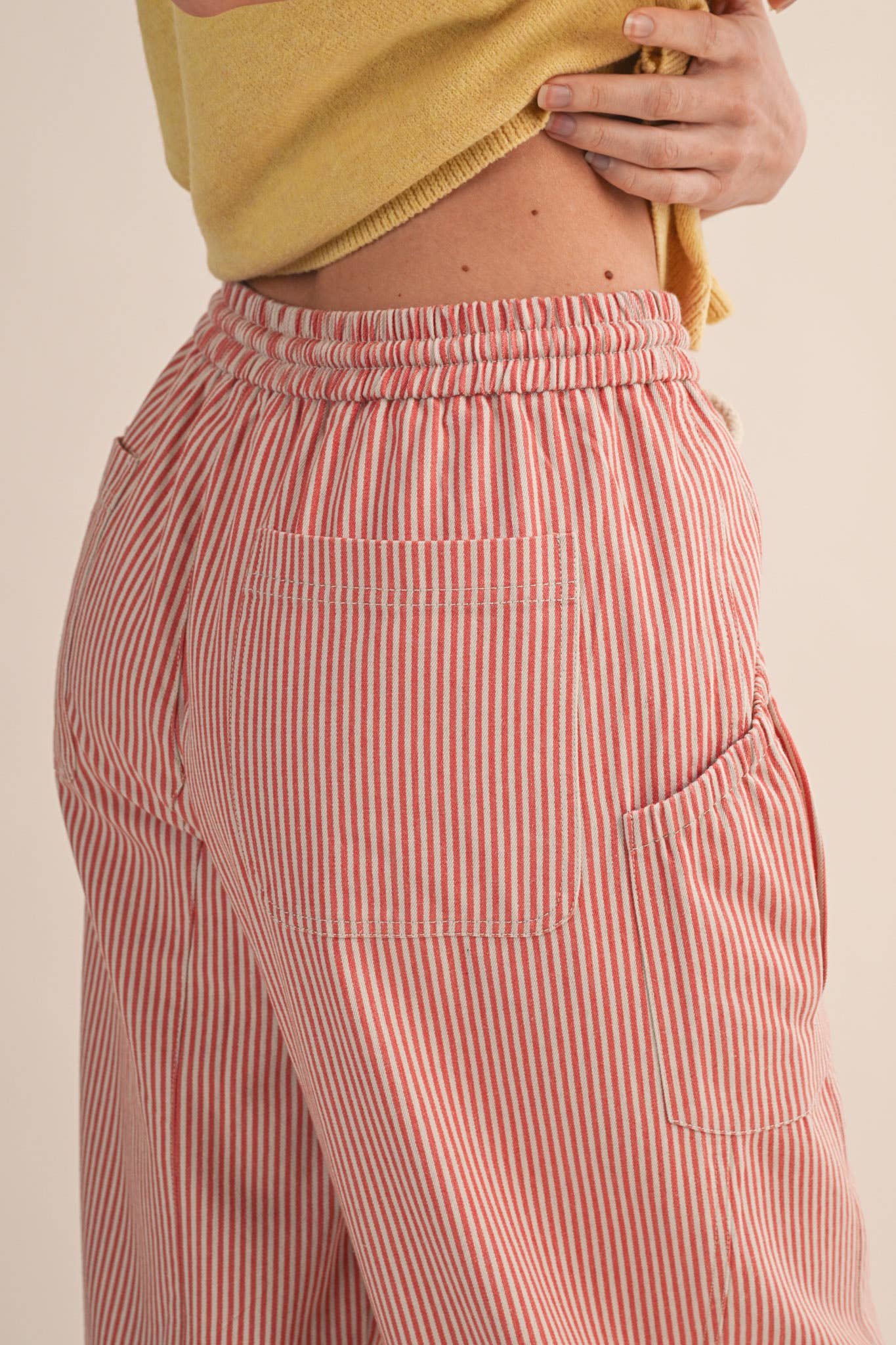 STRIPED PARACHUTE PANTS