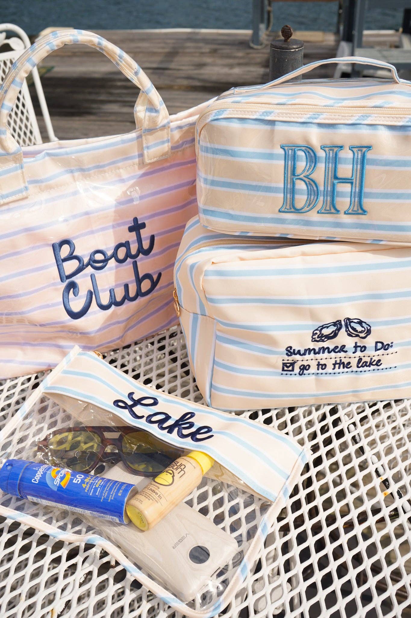 Lake - Butter & Blue Clear Pouch