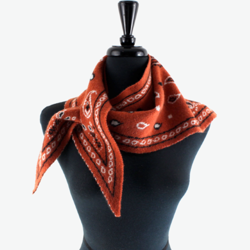 S26324 Pull-Through Polyester Triangle Scarf