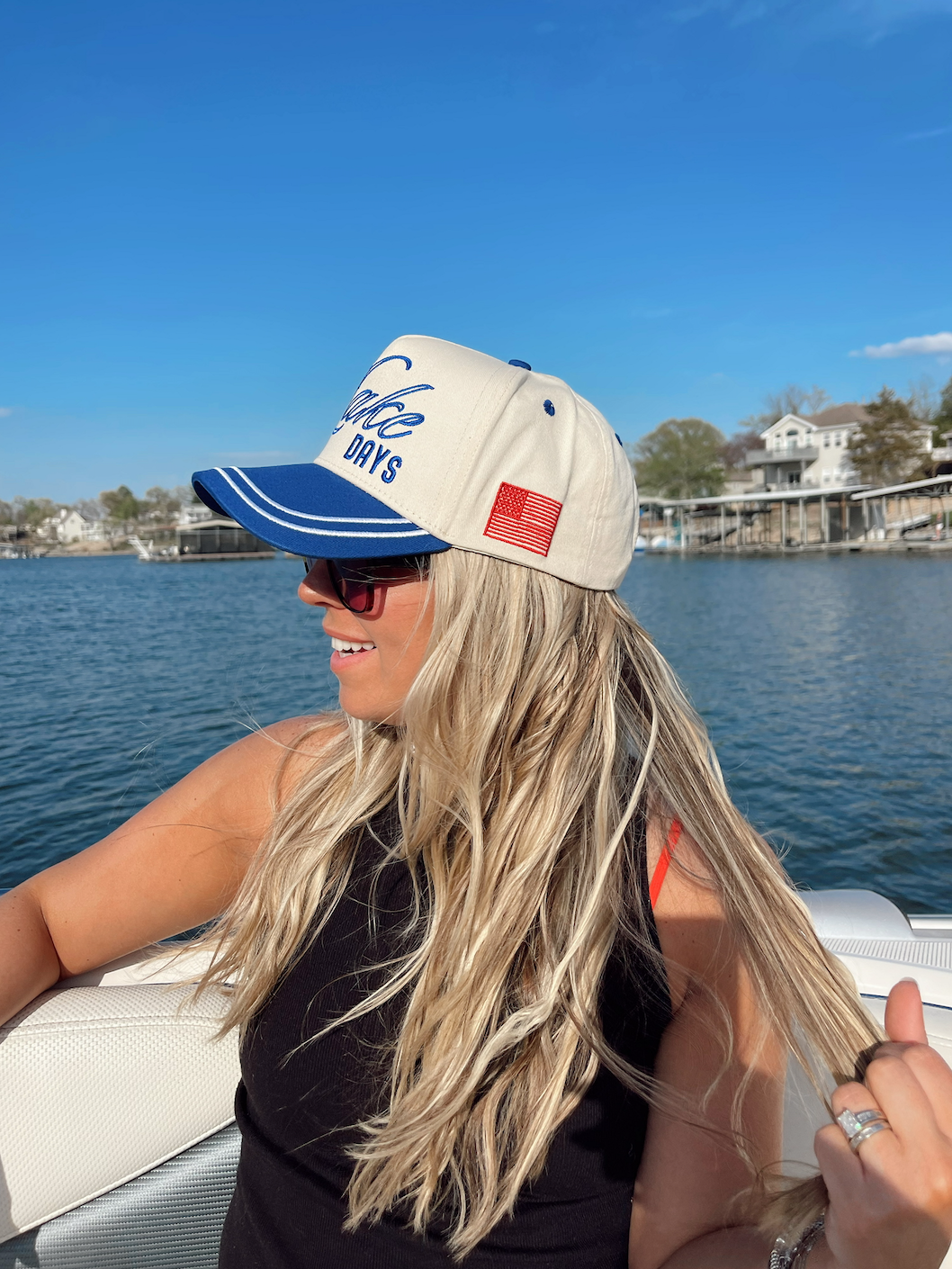 More Lake Days - Royal Blue Vintage Trucker Hat