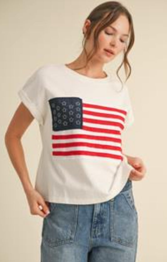 USA S/S Off White