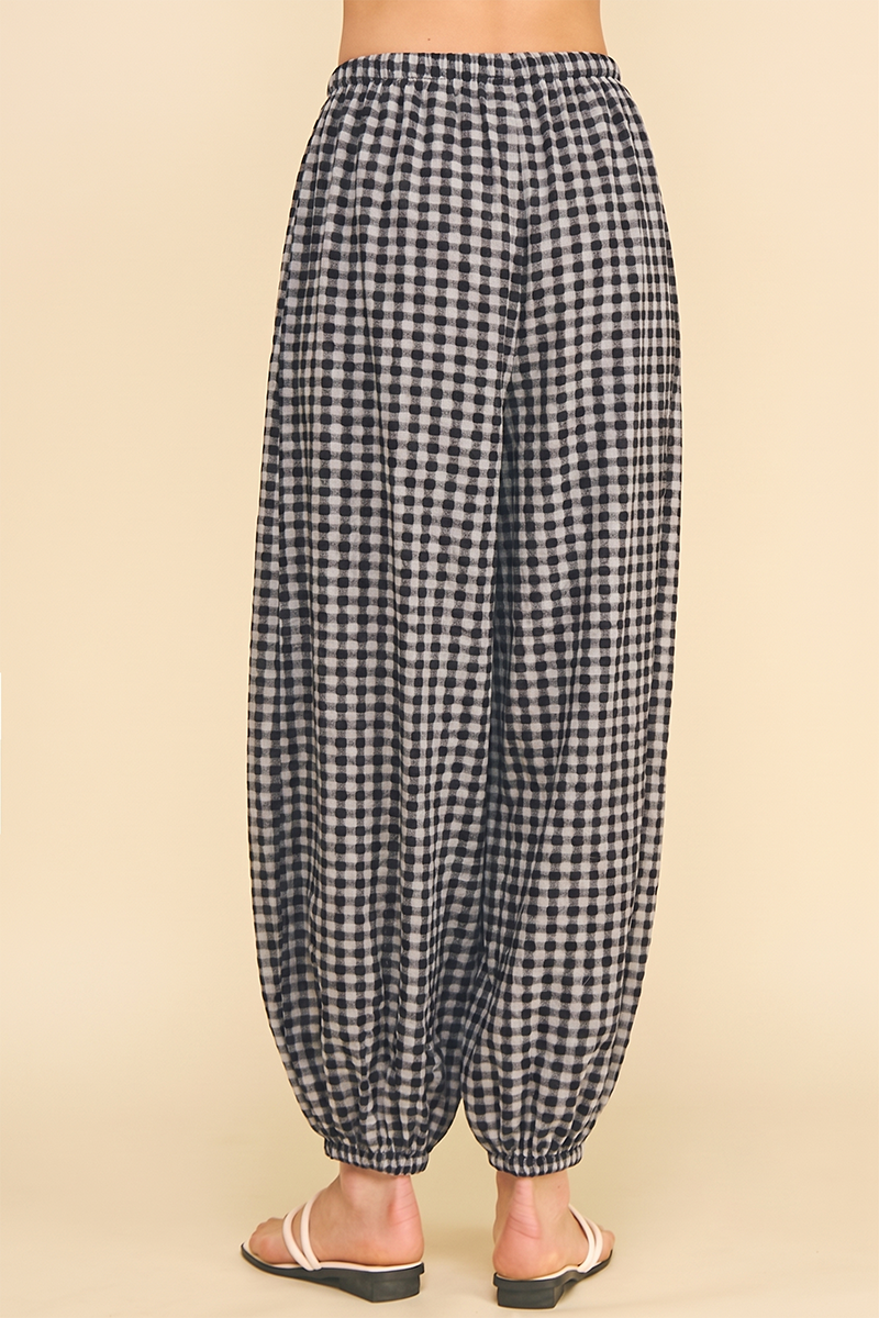 GEO DOT PRINT HAREM PANT