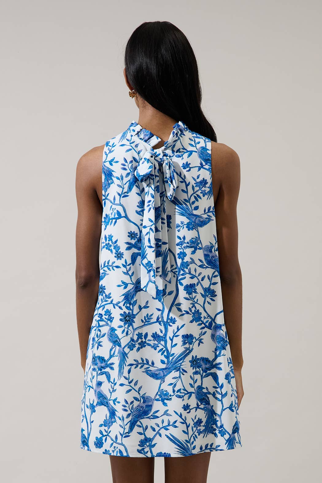 Ciela Floral Benson Trapeze Mini Dress