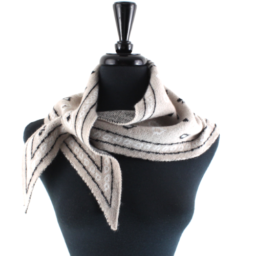 S26324 Pull-Through Polyester Triangle Scarf