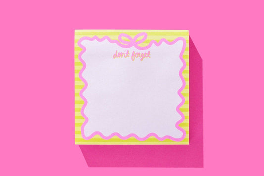 Sticky Notes Pad - "Don't Forget" - 300 Sheets