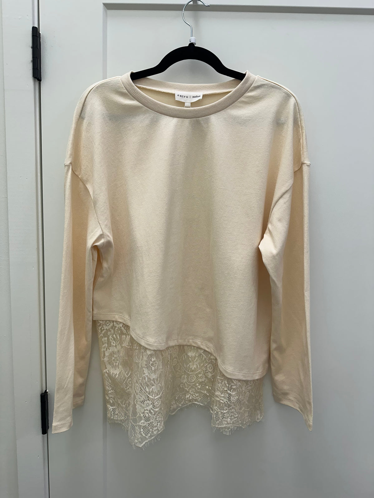 Lace Asymmetrical top (2 colors)